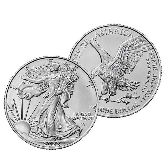 FATHER'S Dollar 2023 American Silver Eagle Uncirculated 99.9% Silver Dollar - Picture 3 of 5